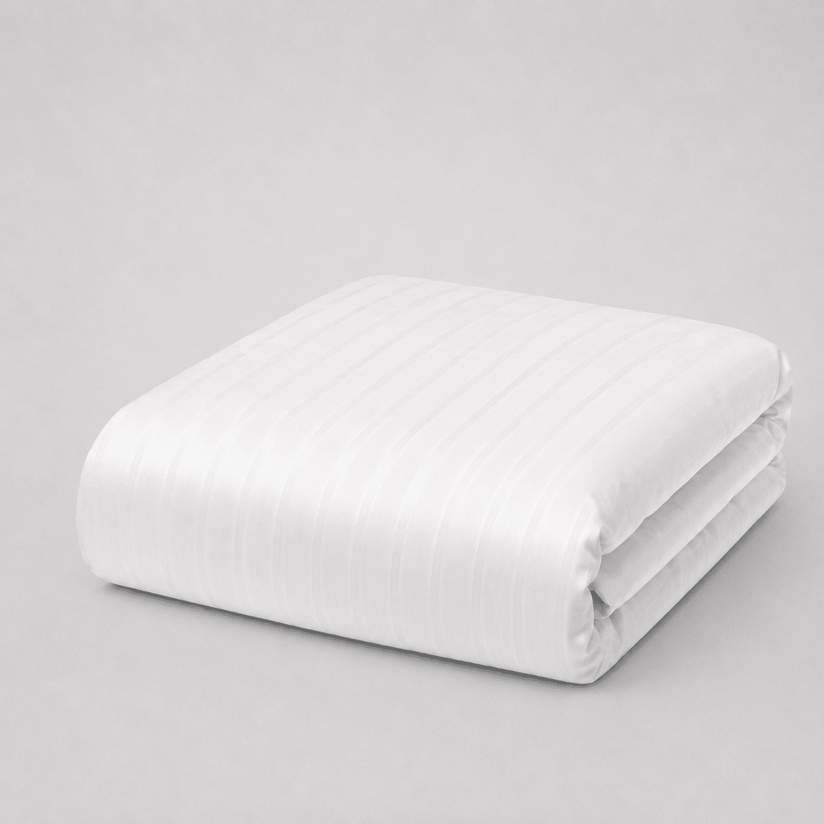 Bettbezug weiß aus Mako-Satin-Baumwolle