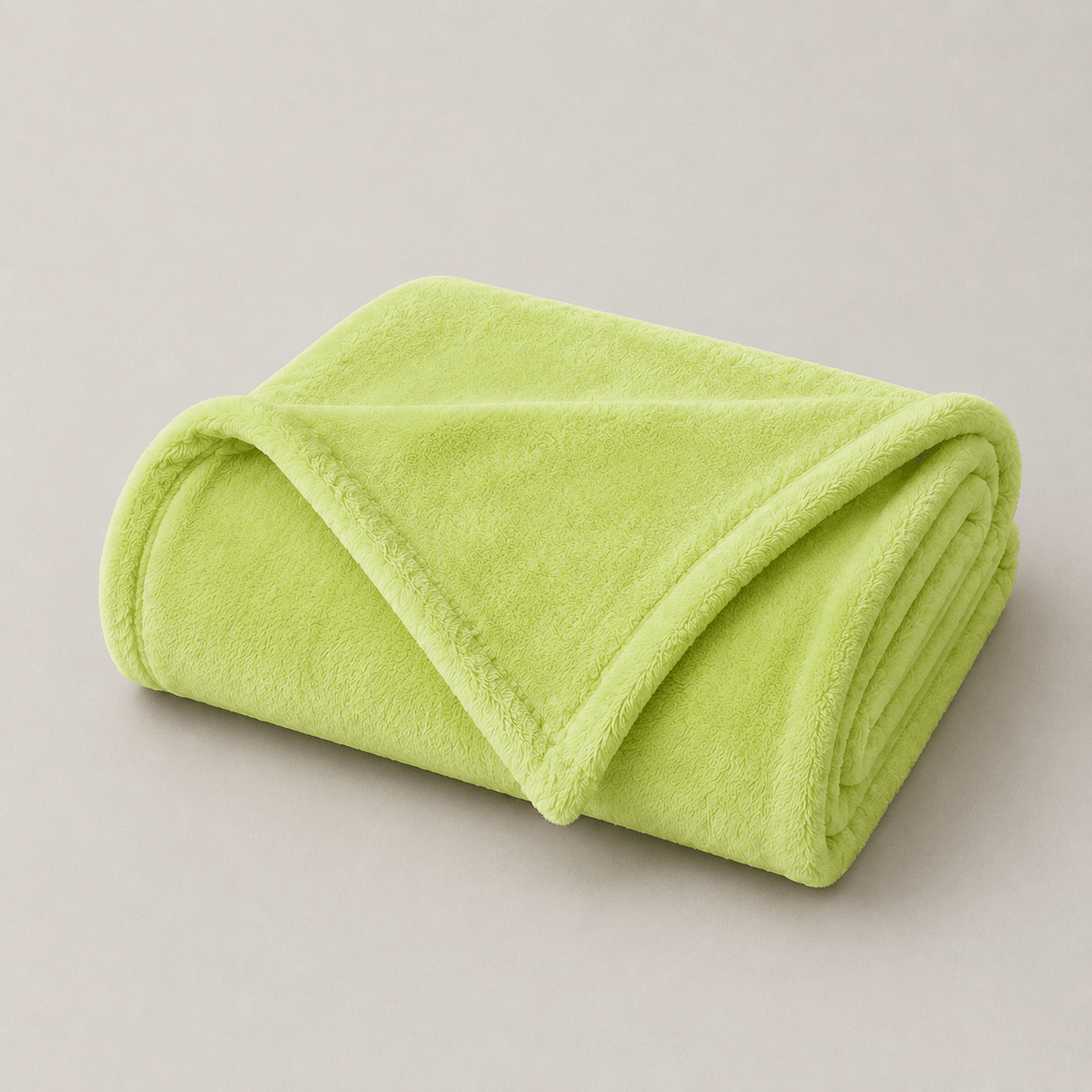 Fleecedecke und Kuscheldecke grün