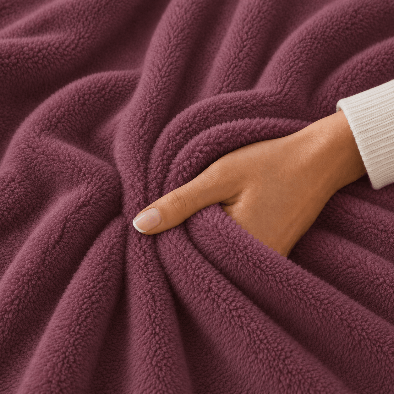 Kuscheldecke_lila