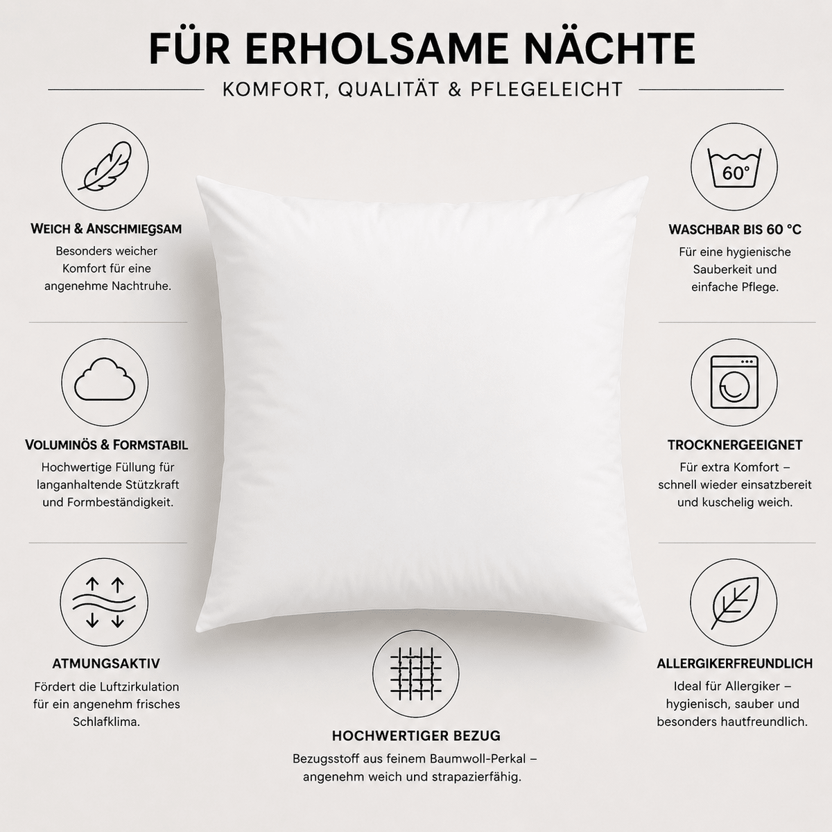 Luxus-Hotelkissen