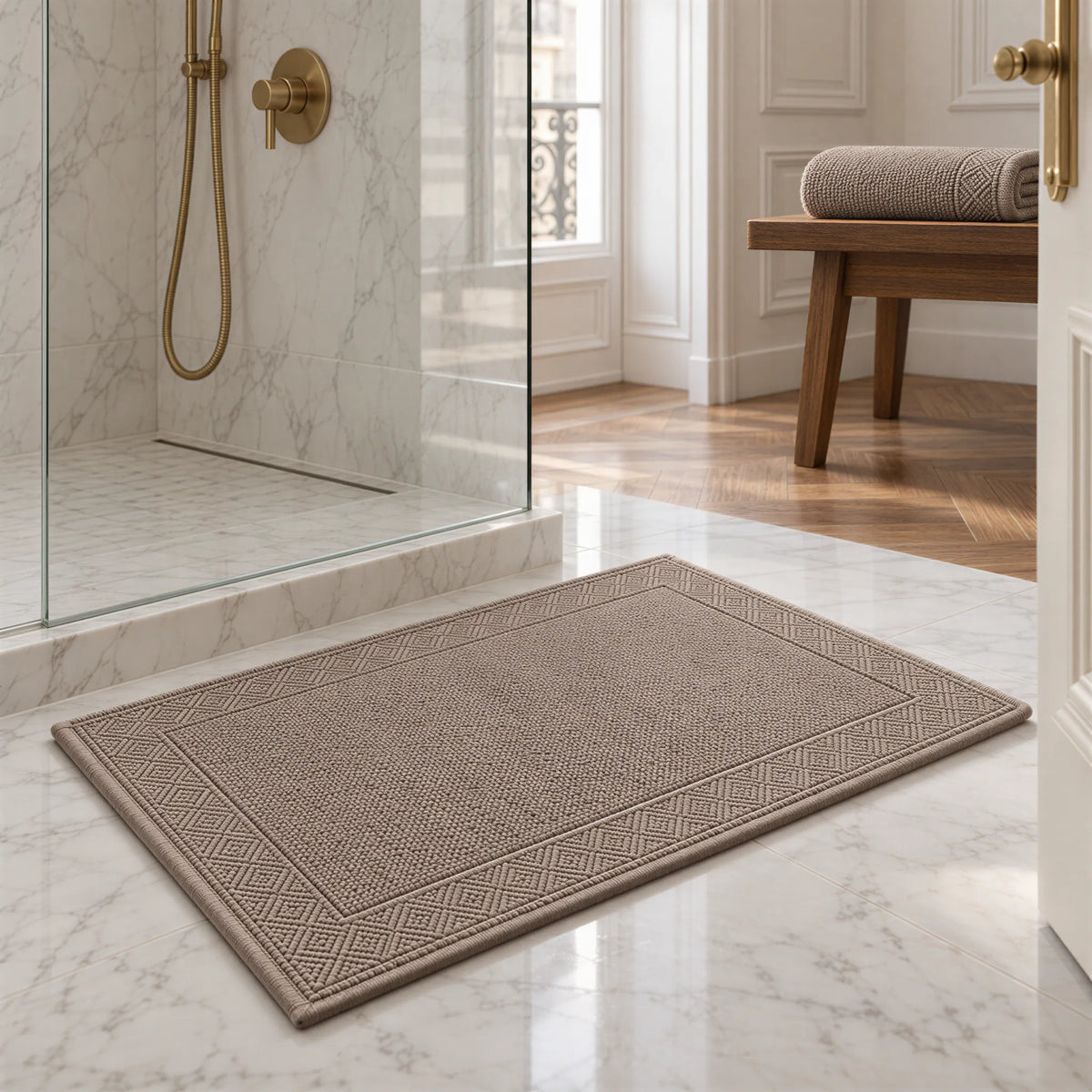 Badematte taupe – Ambiente