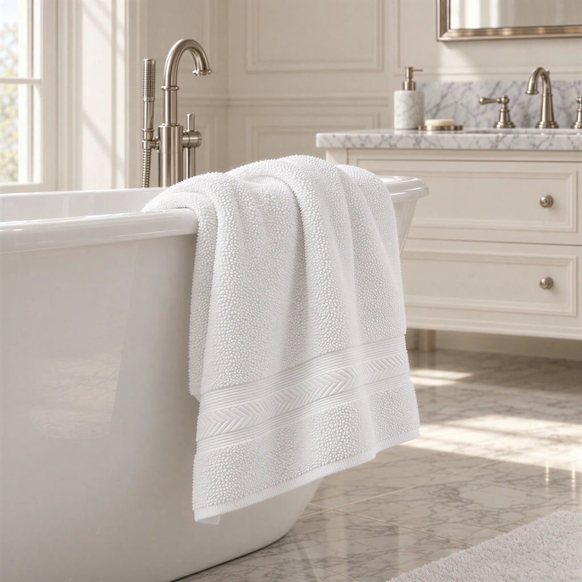 Badetuch weiß – Ambiente
