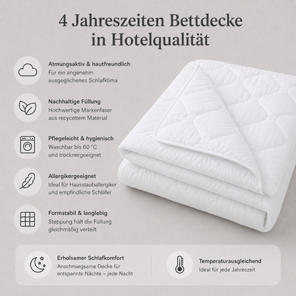 4 Jahreszeiten Schlafdecke Details