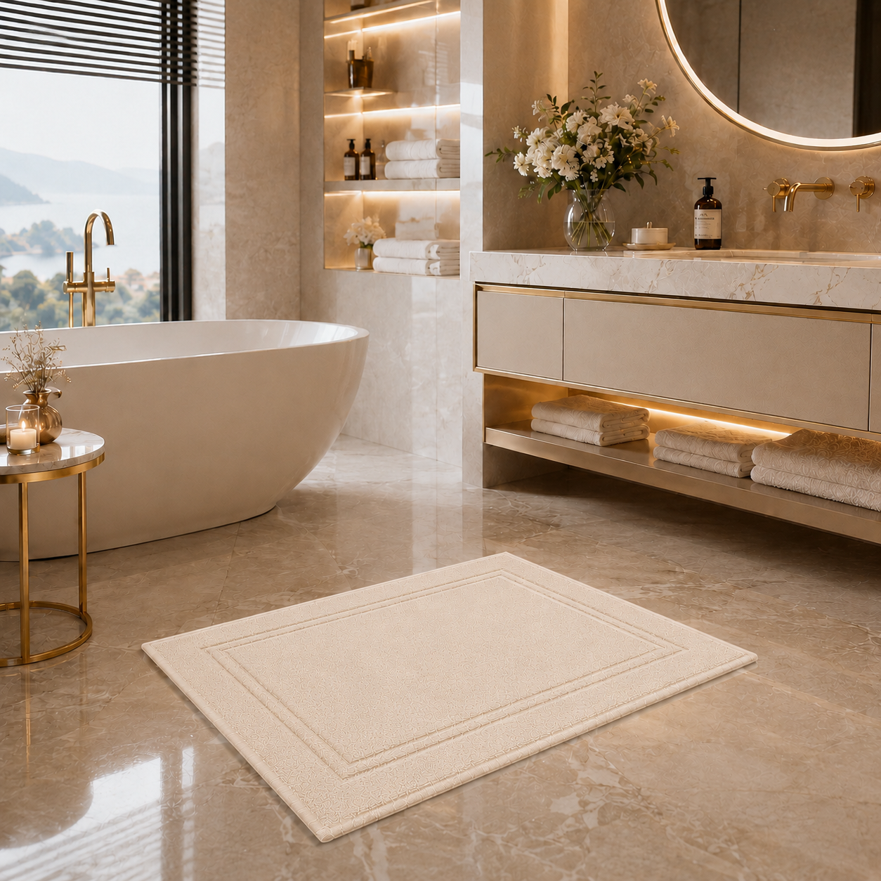 Badteppich_beige
