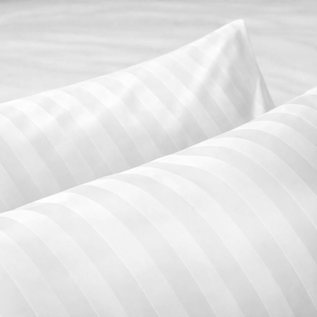 Kissenbezug weiß mit Hotelverschluss in Premium Qualität