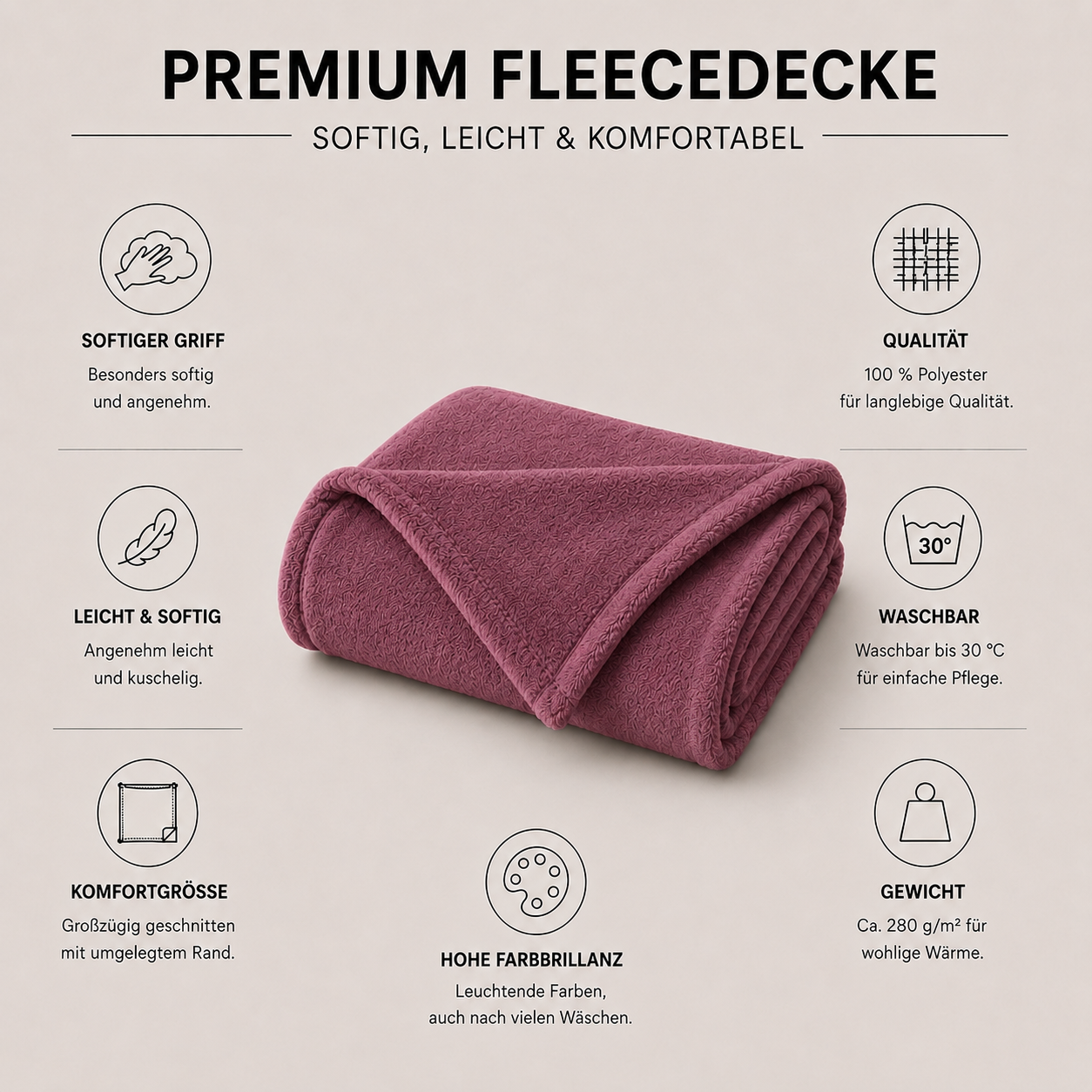 Fleecedecke_Kuscheldecke_lila
