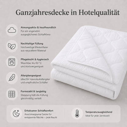 Ganzjahresdecke 4 Jahreszeiten Bettdecke