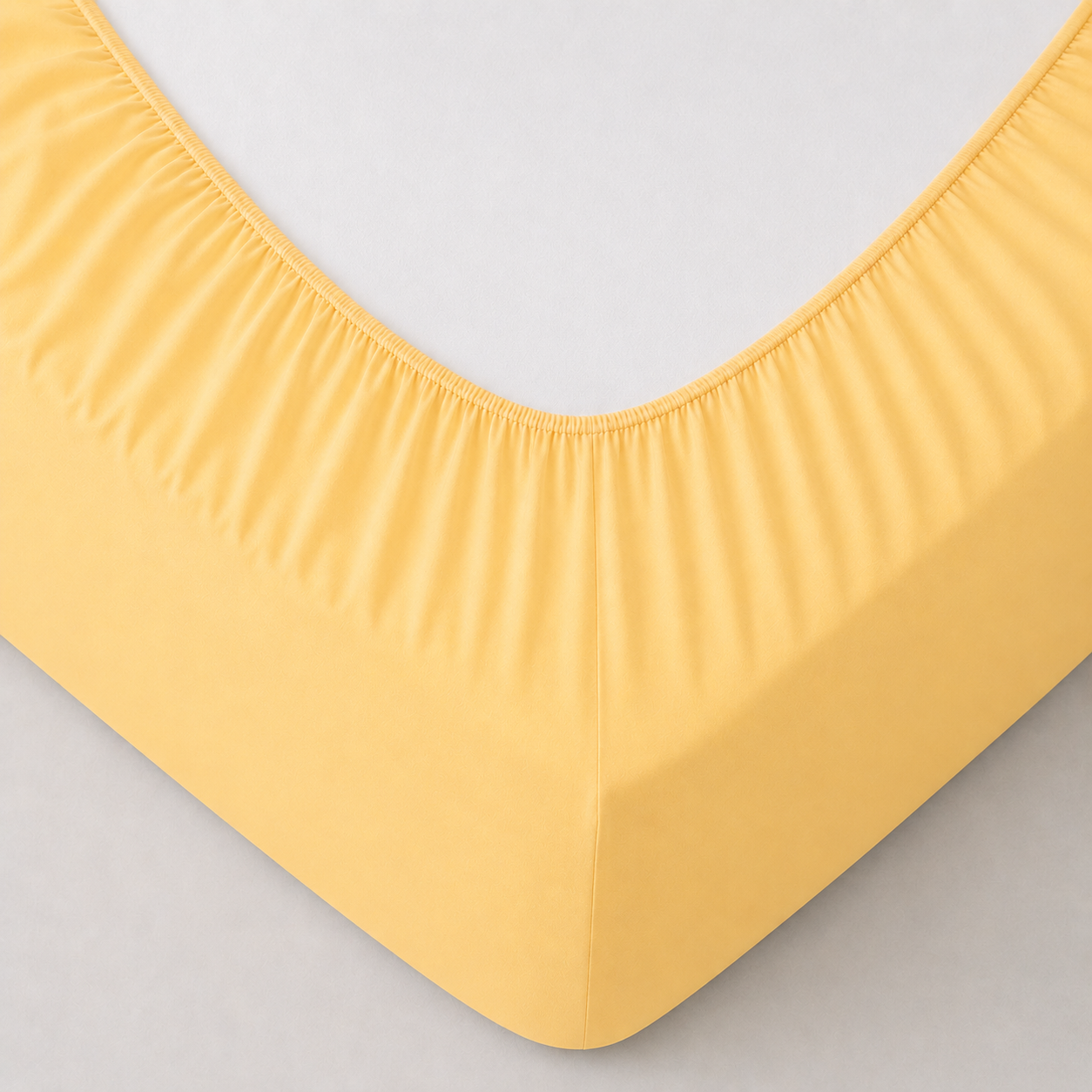 Spannbettlaken_Boxspingbett_Baumwolle_gelb_30cm