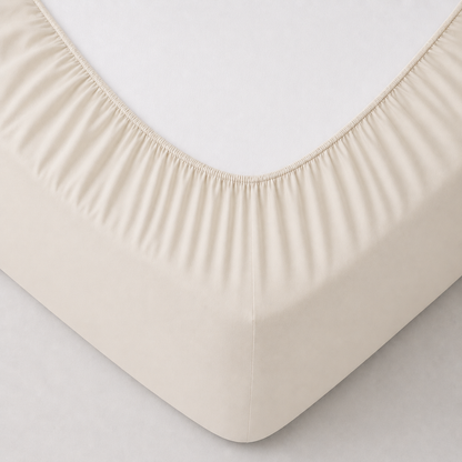 Spannbettlaken_Boxspringbett_beige_23cm_Steghoehe_Matratzenhoehe_