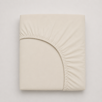 Spannbettlaken_beige_18cm_steghoehe_Matratzenhoehe