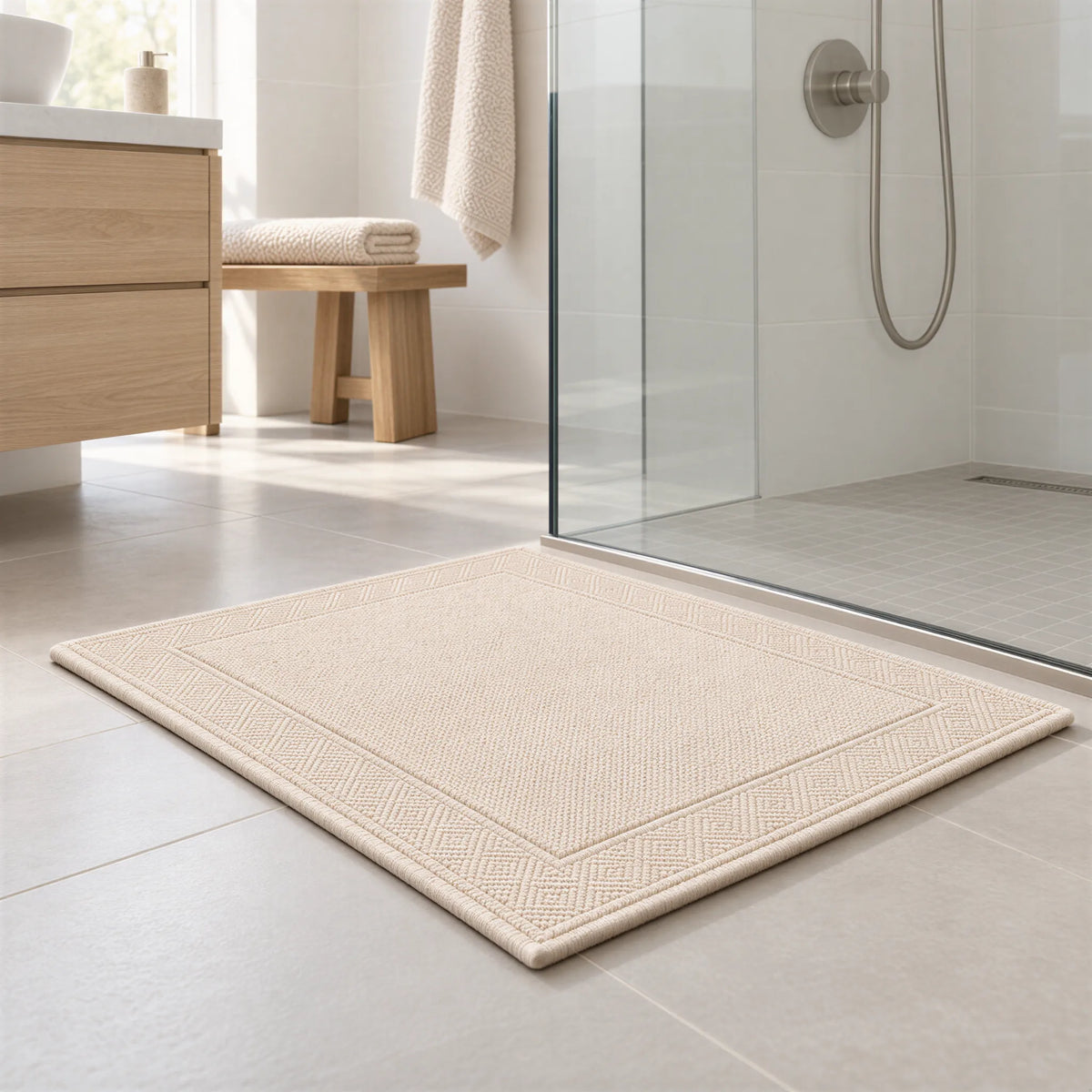 Badematte creme beige – Ambiente