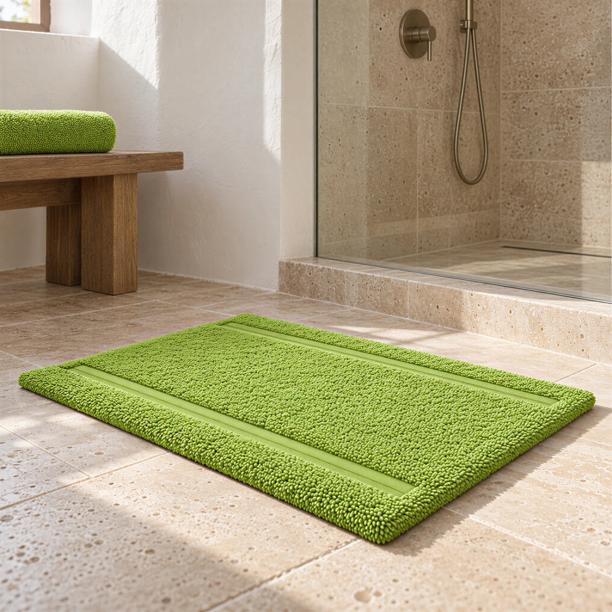 Badematte kiwigrün – Ambiente