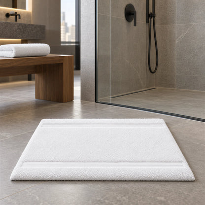 Badematte weiß – Ambiente