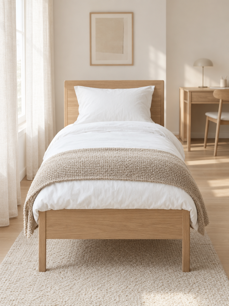 Bettdecke für Kinder in 135x200 auf einem Bett im Jugendzimmer