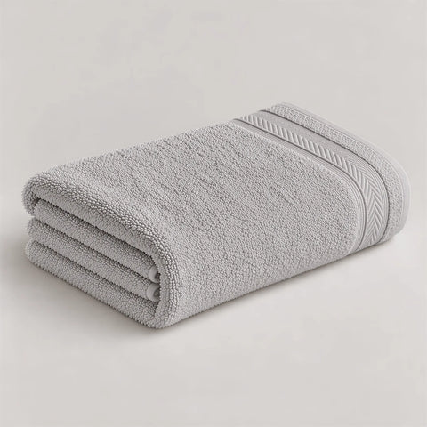 Duschtuch grau aus Walkfrottee – 70x140 cm