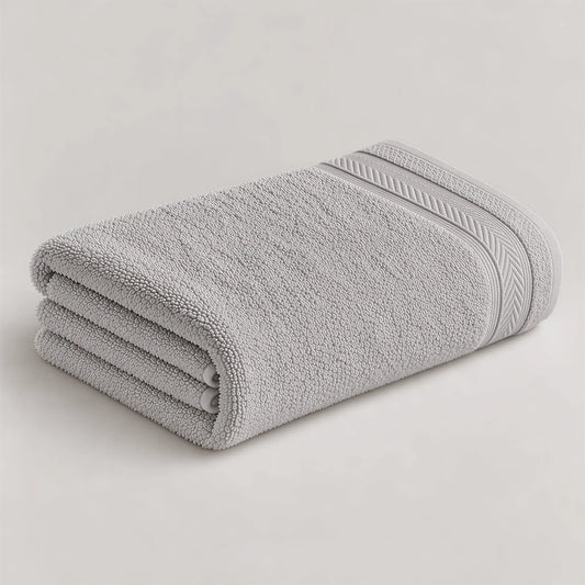 Duschtuch 70 x 140 cm in Grau – Teil des Sets „Walkfrottee-Handtuch-Set Grau, 4-teilig“