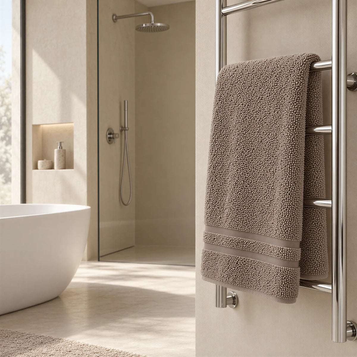 Duschtuch taupe – Ambiente