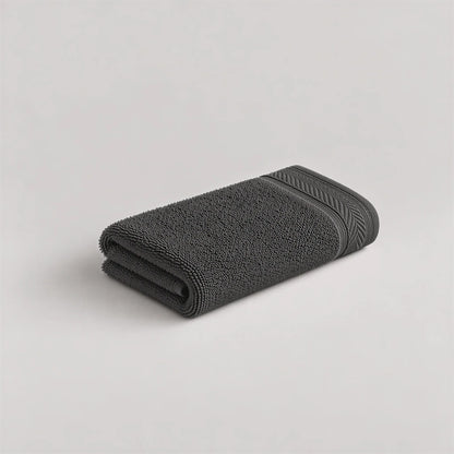 Gästetuch 30 x 50 cm in Anthrazit – Teil des Sets „Walkfrottee-Handtuch-Set Anthrazit, 6-teilig“