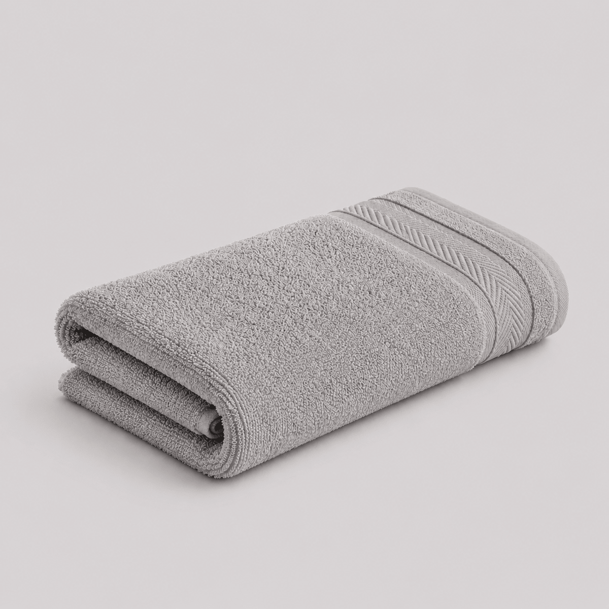 Handtuch 50 x 100 cm in Grau – Teil des Sets „Walkfrottee-Handtuch-Set Grau, 6-teilig“