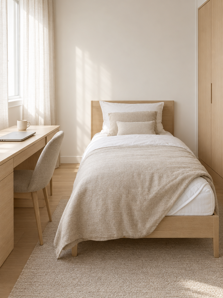 Jugendbett 90x200 mit Matratzenschoner