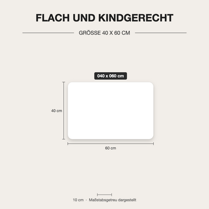 Kinderkissen flach 40x60 – kochfest – verfügbare Größen