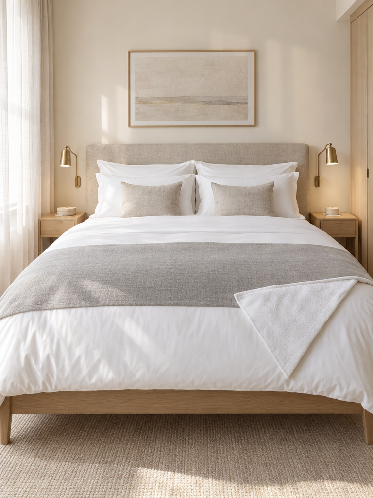 Molton Matratzenschoner in Hotelqualität im Boutique-Apartment