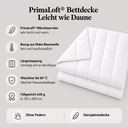 Eigenschaften der PrimaLoft® Bettdecke