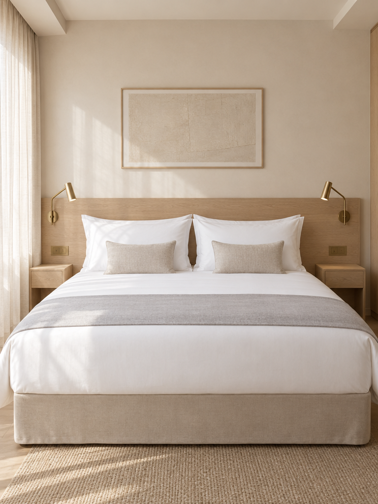 Spannbettlaken 160x200 Hotelqualität: Bettlaken Hotel 160 cm breit glatt aufgezogen